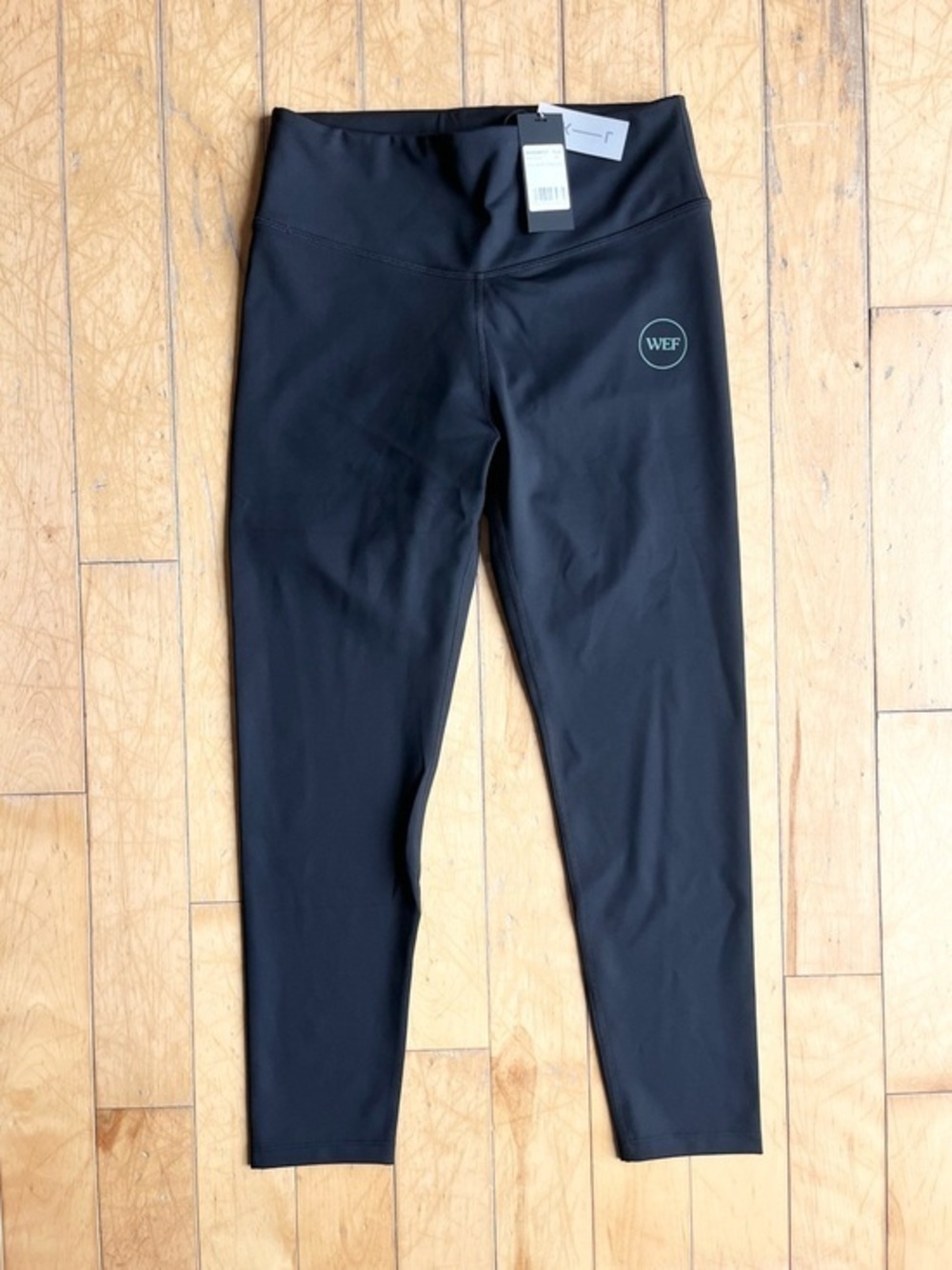Kingsland NEW Equestrian KL Peoria Black Athleisure Tights 7/8 WEF Size XL
